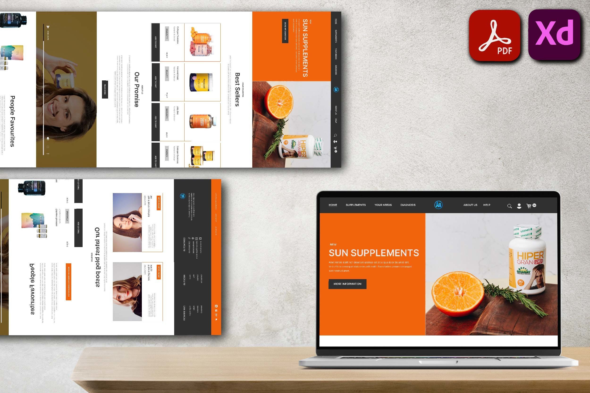 Suplements Graphic by athenaart05 · Creative Fabrica