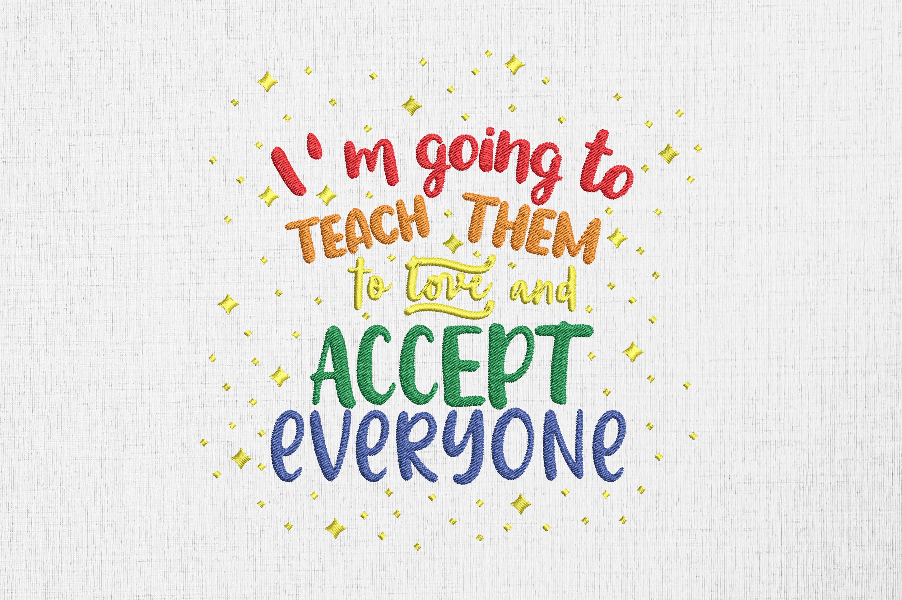 Teacher Teach Accept Everyone LGBT