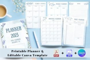 2023 Printable Planner & Canva Template Graphic by TinyGoong Studio ...