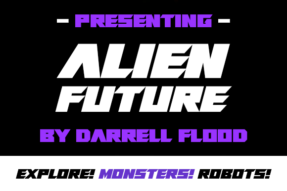 Alien Future Font - Preview 1