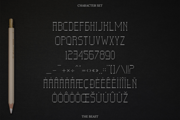 Beast Font - Preview 1