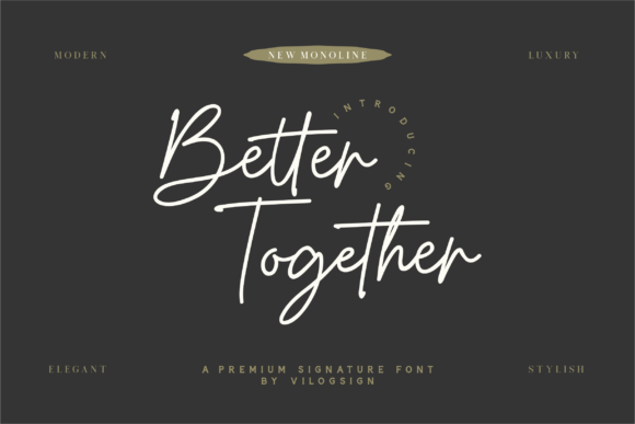 Better Together Font - Preview 1
