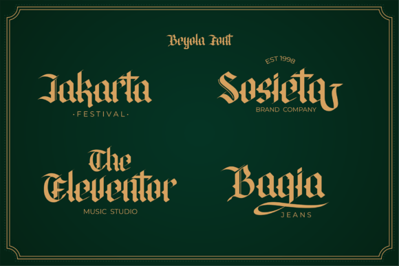 Beyola Font - Preview 4