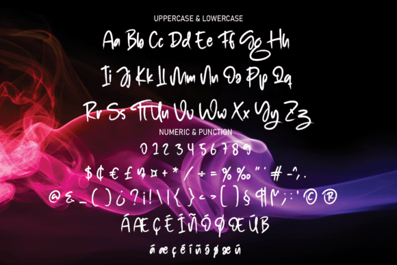 Brush Signature Font - Preview 1