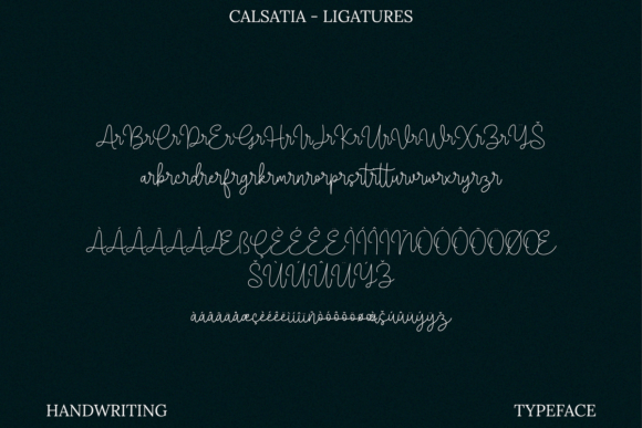 Calsatia Font - Preview 5