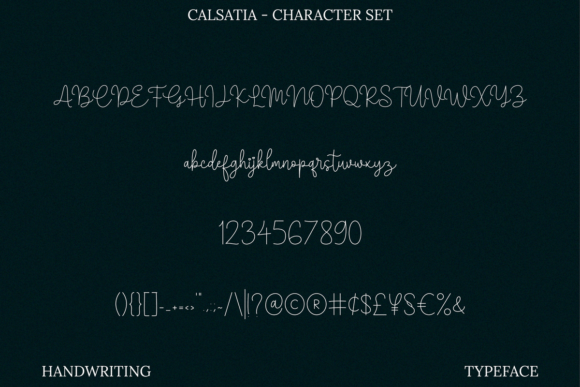 Calsatia Font - Preview 6