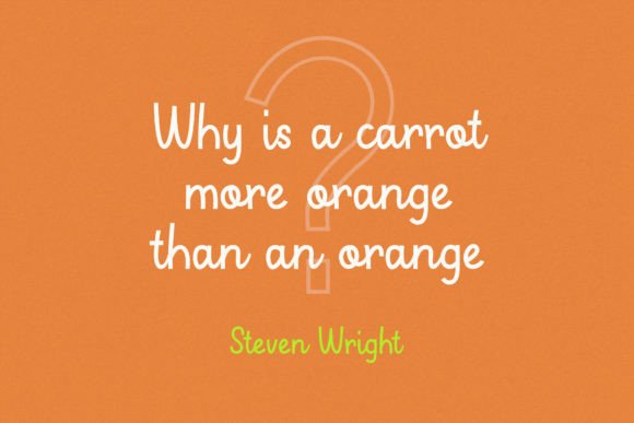 Carrot Font - Preview 2