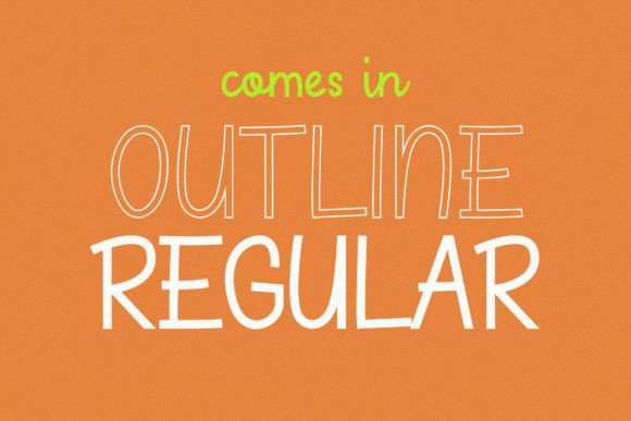 Carrot Font - Preview 5