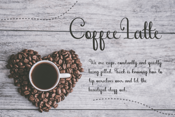 Coffee Latte Font - Preview 2
