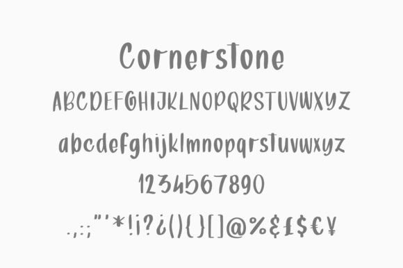 Cornerstone Font - Preview 1