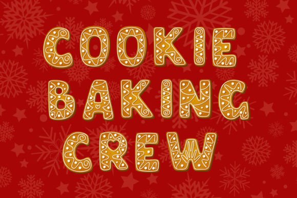 Craftsy Gingerbread Font - Preview 3
