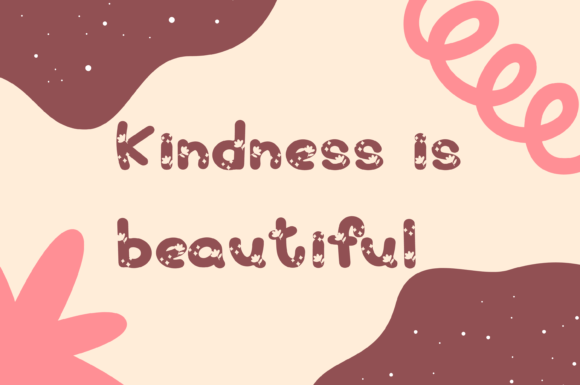 Flower Star Font PNG with transparent background - Preview 5