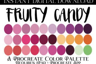 Fruity Candy Procreate Color Palette Graphic by ZaraRozaDesigns ...