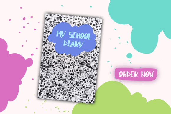 Kids Gen Marker Font PNG with transparent background - Preview 4