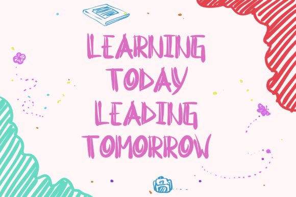 Kids Gen Marker Font PNG with transparent background - Preview 5