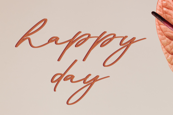 Love One Font PNG with transparent background - Preview 6
