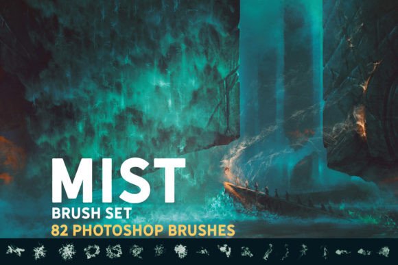 Mist Brush Set Graphic Brushes By Zsolt Kosa Art