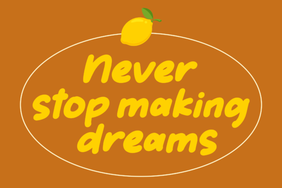 Salted Lemons Font PNG with transparent background - Preview 2
