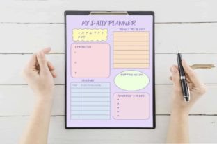 Set 2Printable Cute to Do List Template Graphic by Dandelion Stu ...