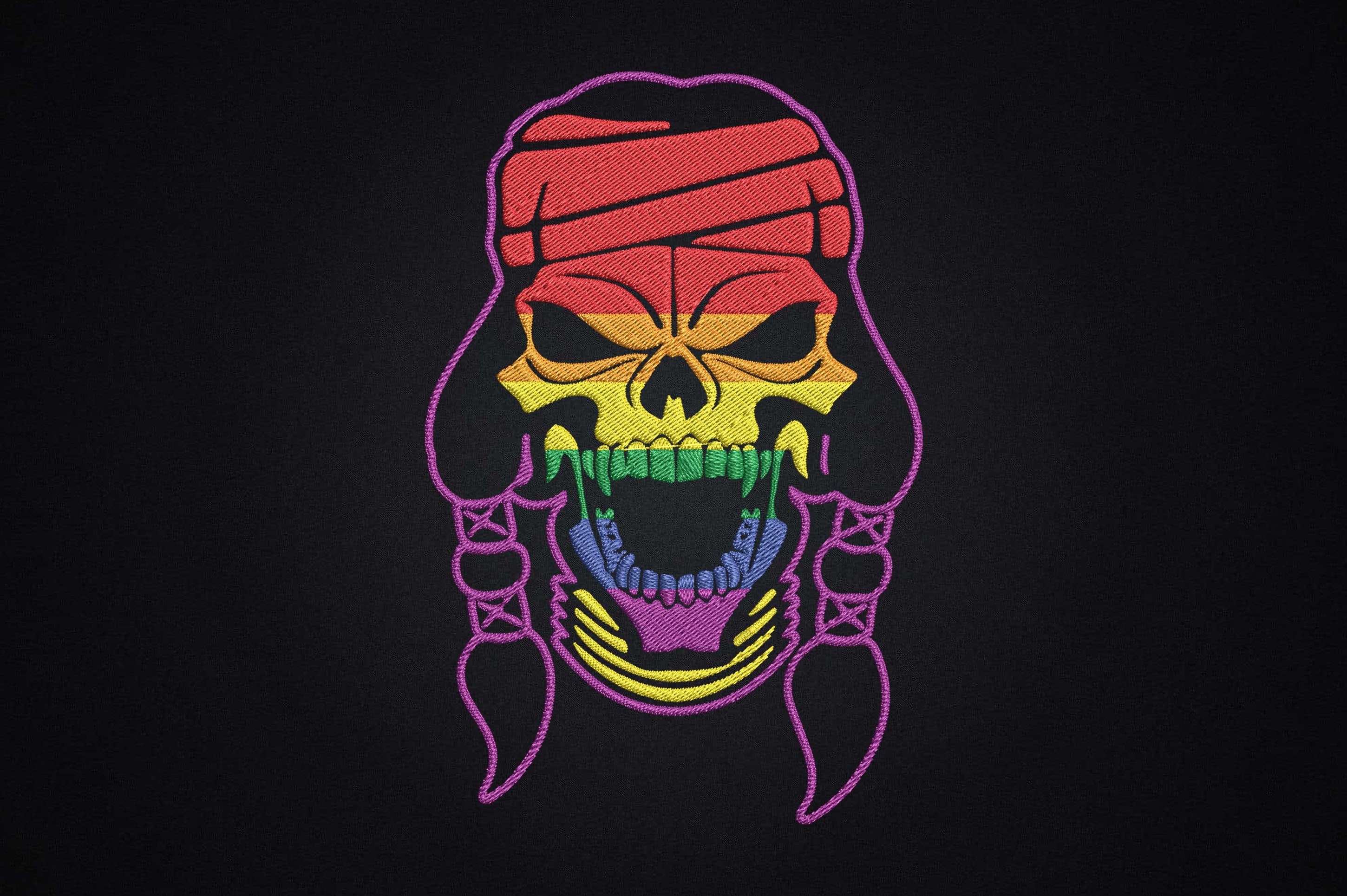 Skull LGBT Pride Gift Proud LGBTQ
