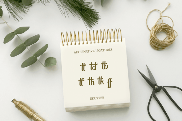Skutter Font PNG with transparent background - Preview 5