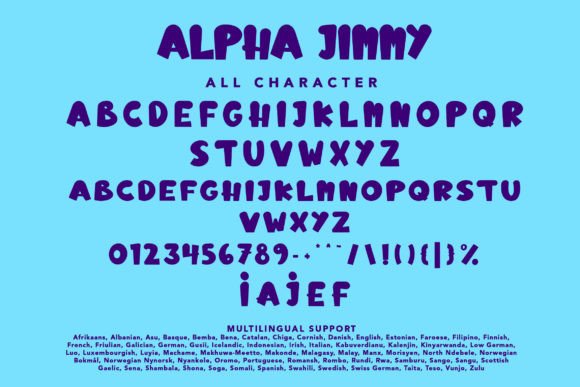 Alpha Jimmy Font - Preview 6