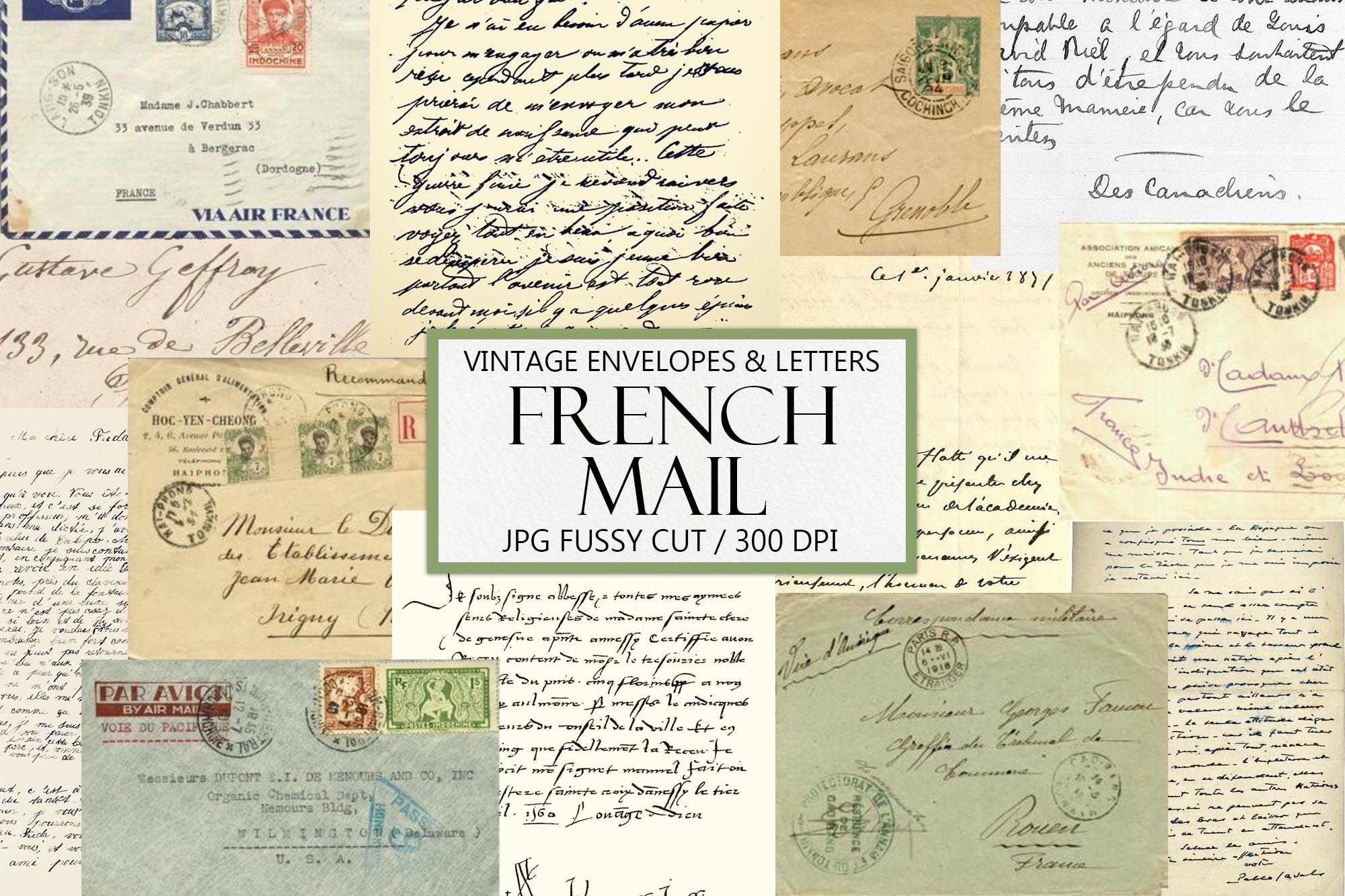 Antique French Mail