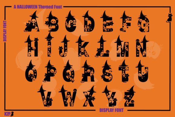 Black Cat on the Block Font - Preview 1