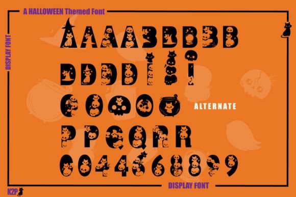 Black Cat on the Block Font - Preview 6
