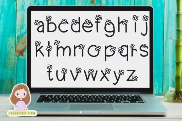 Flower Font - Preview 2