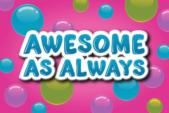 Gampolins Font - Preview 3