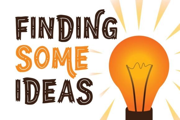 Golden Thinker Font PNG with transparent background - Preview 2