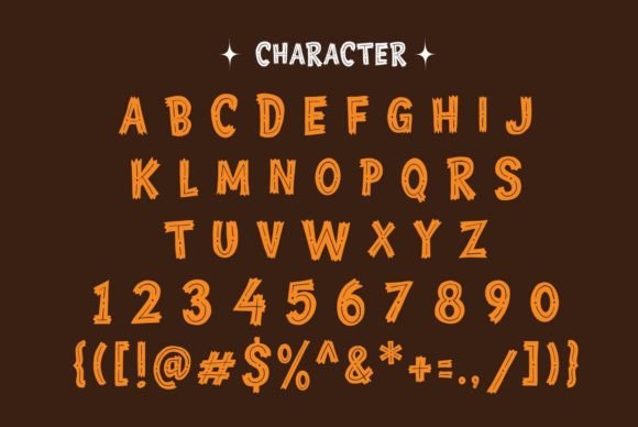 Golden Thinker Font PNG with transparent background - Preview 6
