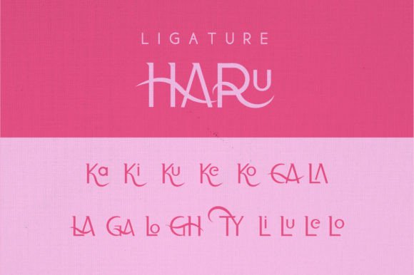 Haru Font - Preview 5