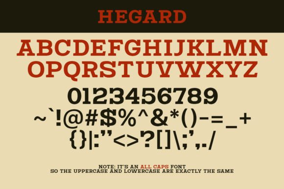 Hegard Font - Preview 2