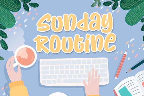 Holiday Playful Font PNG with transparent background - Preview 2