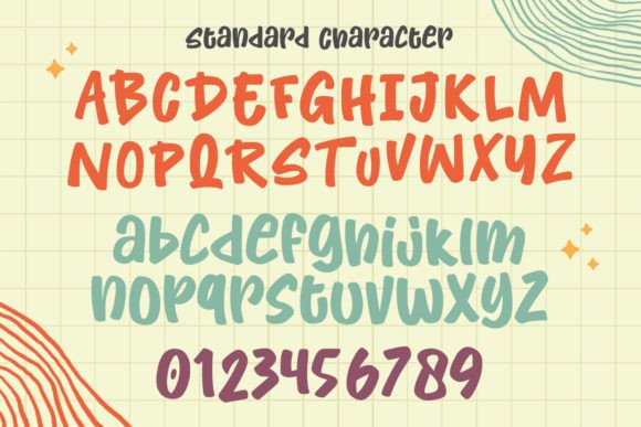 Holiday Playful Font PNG with transparent background - Preview 3