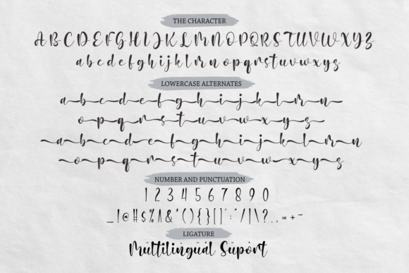 Madine Style Font font preview - 6