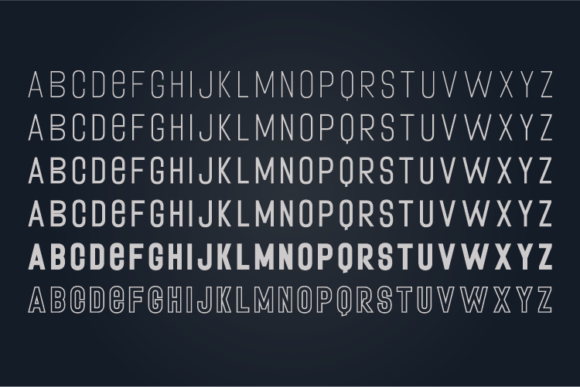 Prescode Versatile Font PNG with transparent background - Preview 2