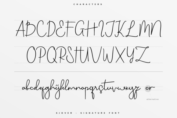 Sjover Font PNG with transparent background - Preview 1