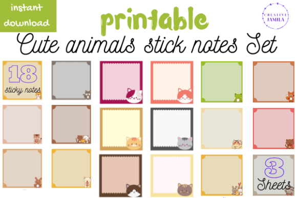 Sticky Notes Digital Stickers GoodNotes - GoodNotes