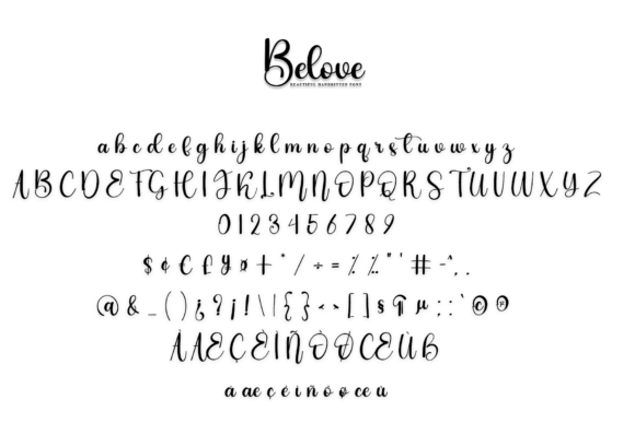 Belove Font - Preview 5