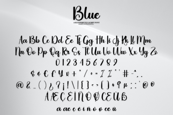Blue Font - Preview 5
