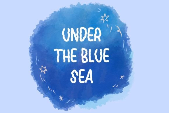 Blue Whale Font - Preview 2
