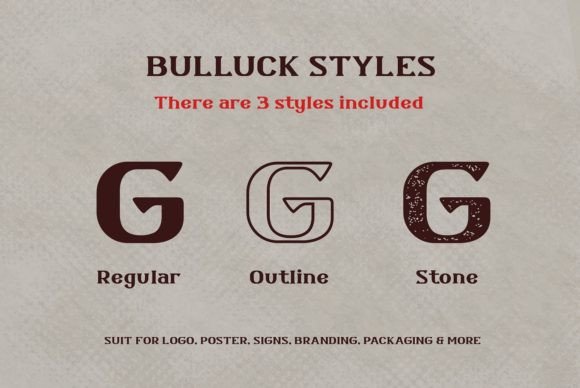 Bulluck Font - Preview 6