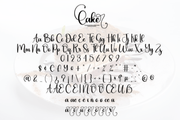 Cake Font - Preview 5