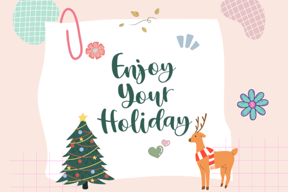 Christmas Musical Font - Preview 3