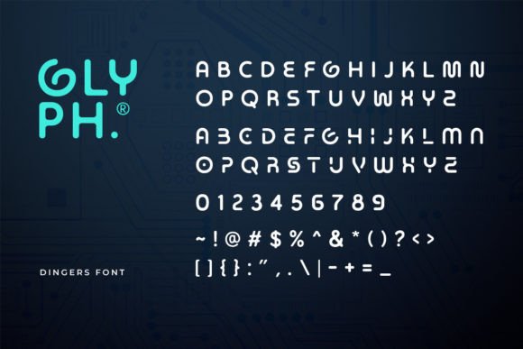 Dingers Font - Preview 2