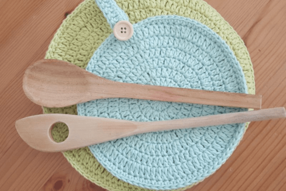 Double Sided Round Potholders