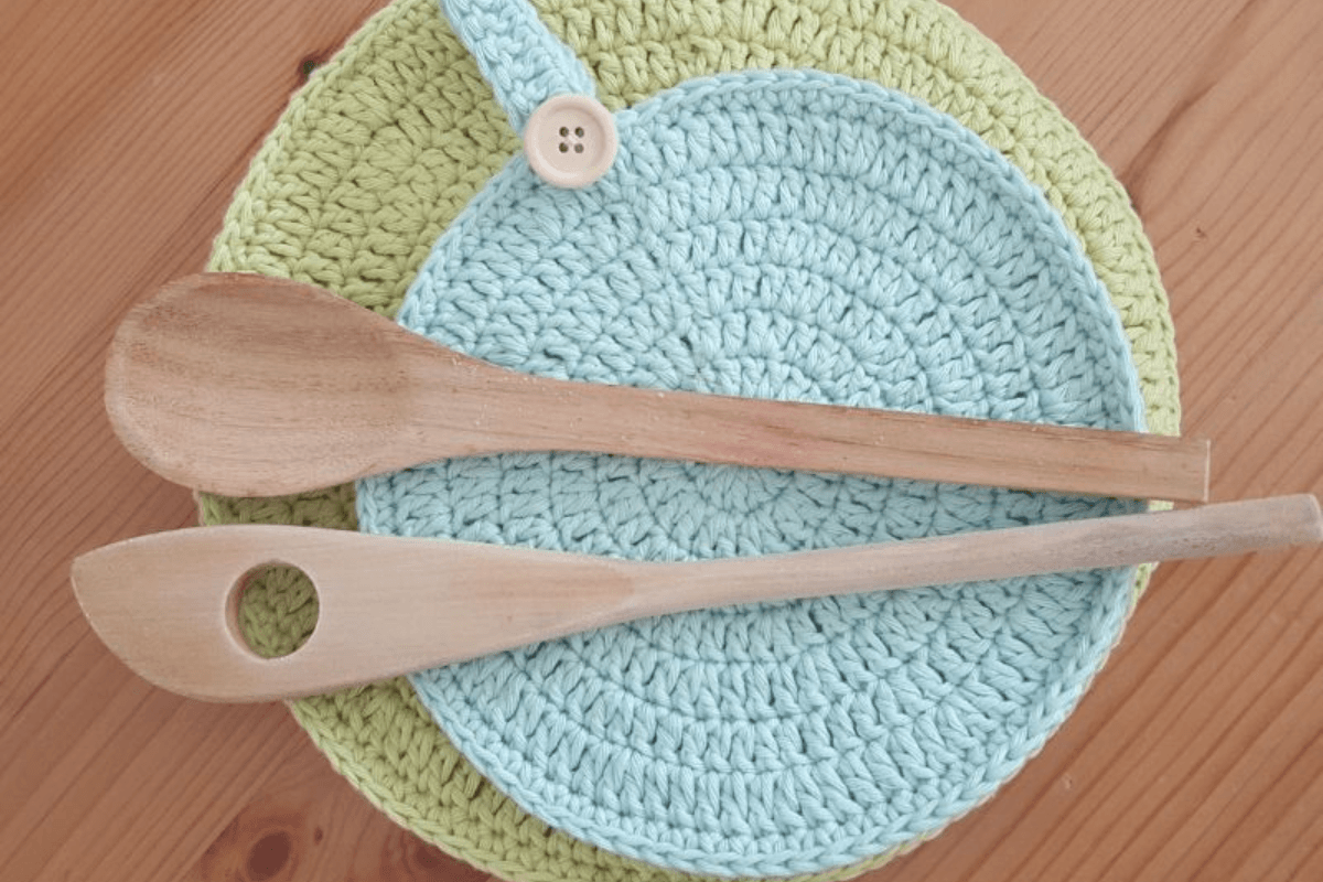 Double Sided Round Potholders